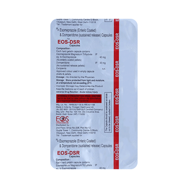 Eos D 30mg/40mg Capsule SR