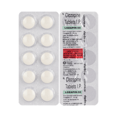 Lozapin 50mg Tablet