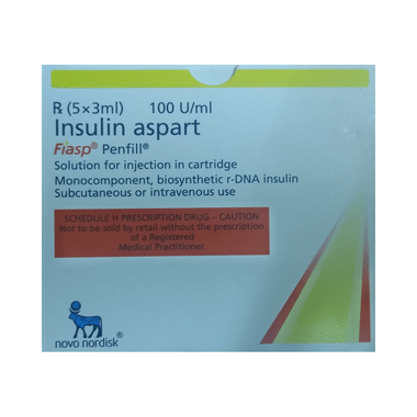 Fiasp 100IU/ml Penfill (3ml Each)