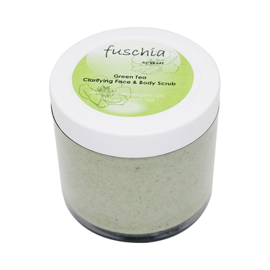 Fuschia Green Tea Clarifying Face & Body Scrub
