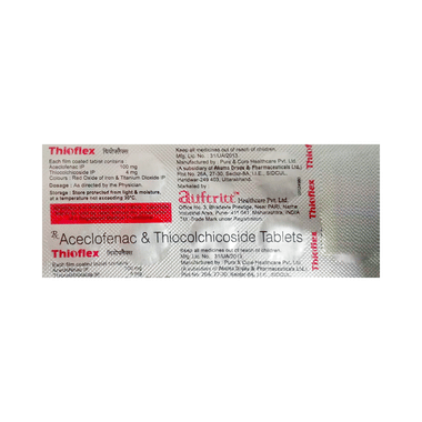 Thioflex 100mg/4mg Tablet