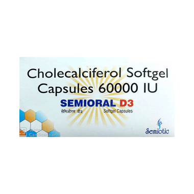 Semioral D3 Softgel Capsule