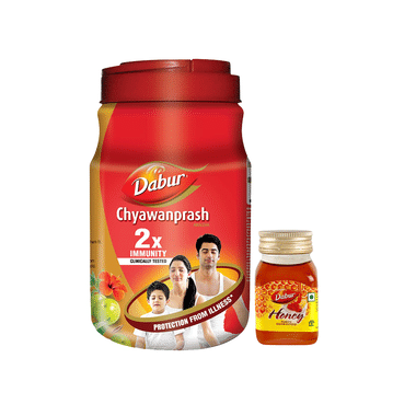 Dabur Chyawanprash Awaleha with Dabur Honey 100gm Free