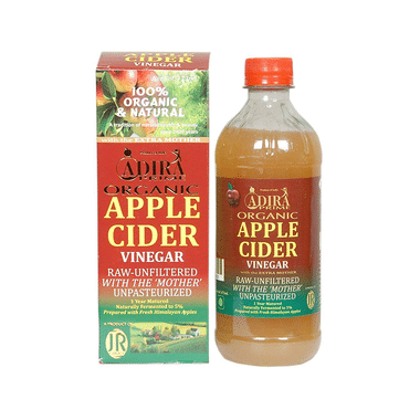 Adira Prime Organic Apple Cider Vinegar, Unpasteurized, Unfiltered