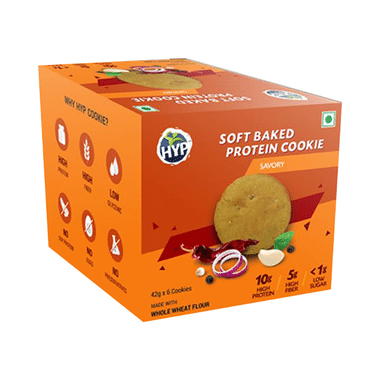 HYP Savory Soft Baked Protein Cookie (42gm Each)