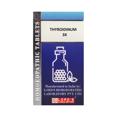 Lord's Thyroidinum Trituration Tablet 3X