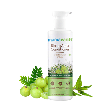 Mamaearth BhringAmla Conditioner | For All Hair Types | Paraben & Silicone-Free