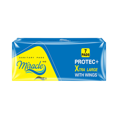 Miracle Protec+ Sanitary Pads With Wings XL