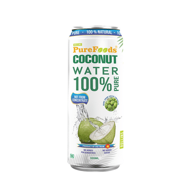 PureFoods 100% Pure Coconut Water | No Added Sugar