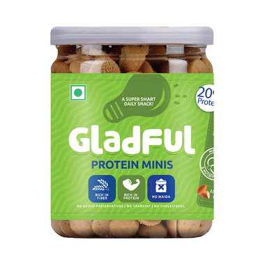 Gladful Protein Minis Cookie (150gm Each) Almond