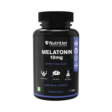 NutritJet Melatonin 10mg Tablet