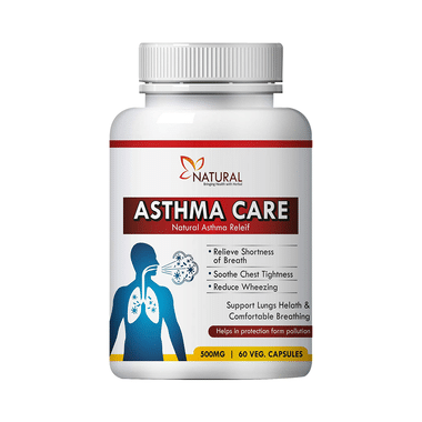 Natural Asthma Care 500mg Veg Capsule