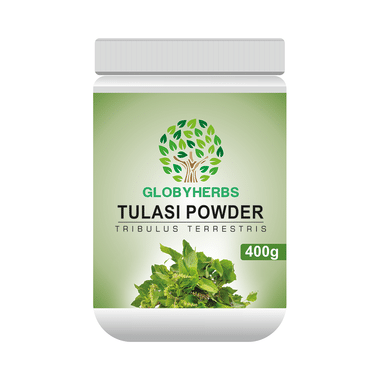 Globyherbs Tulasi (Tribulus Terrestris) Powder