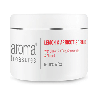 Aroma Treasures Lemon And Apricot Scrub For Hands And Feet