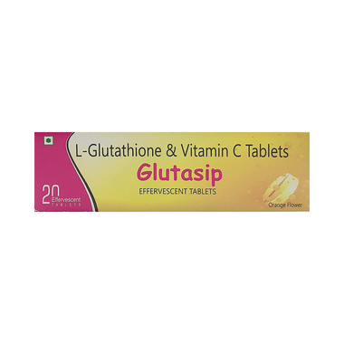 Glutasip Orange Effervescent Tablet