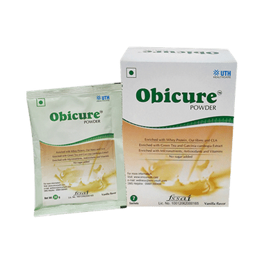 Obicure Whey Protein With CLA, Multivitamins & Minerals | Flavour Vanilla Powder