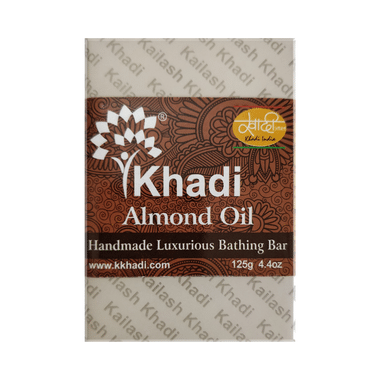 Khadi India Almond Oil Handmade Luxurious Bathing Bar