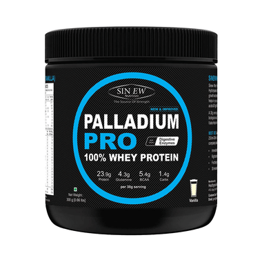 Sinew Nutrition Palladium Pro 100% Whey Protein With Digestive Enzymes Vanilla