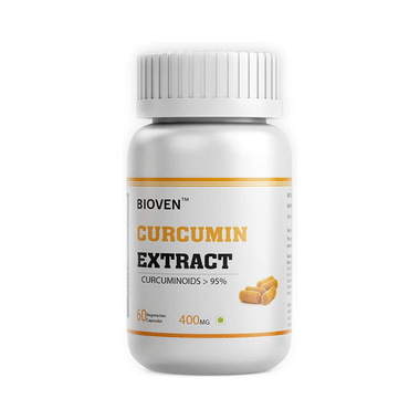 Bioven Curcumin Extract 400mg Vegetarian Capsules