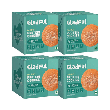 Gladful Protein Cookies (10 Each) Coconut