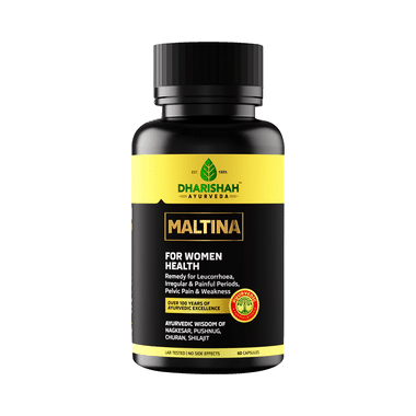 Dharishah Ayurveda Maltina Capsule For Women Health