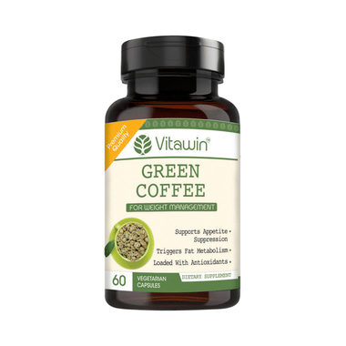 Vitawin Green Coffee 500mg Vegetarian Capsule