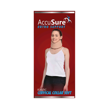 AccuSure C1 Elastic Cervical Collar Soft Large