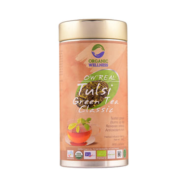 Organic Wellness OW' Real Tulsi Herbal Infusion Blend Green Tea Classic