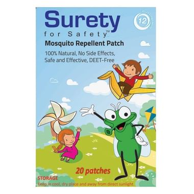 Surety For Safety Mosquito Repellent Patch