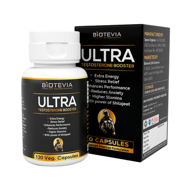 Biotevia Life Sciences Ultra Testosterone Booster Veg Capsule