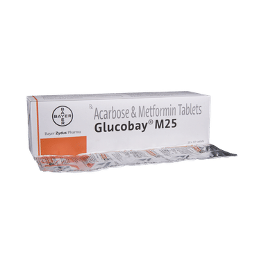 Glucobay M 25 Tablet