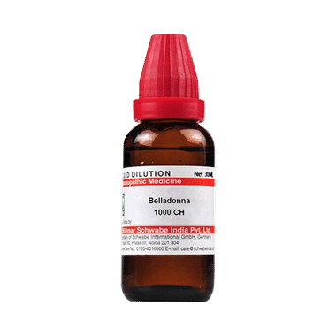 Dr Willmar Schwabe India Belladonna Dilution 1000 CH