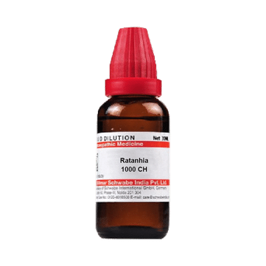 Dr Willmar Schwabe India Ratanhia Dilution 1000 CH