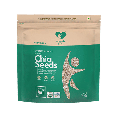 Nourish You White Chia Seeds Gluten Free