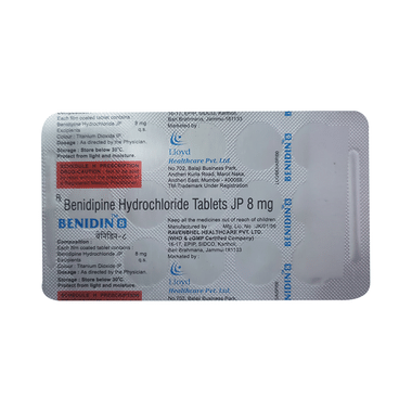 Benidin 8 Tablet