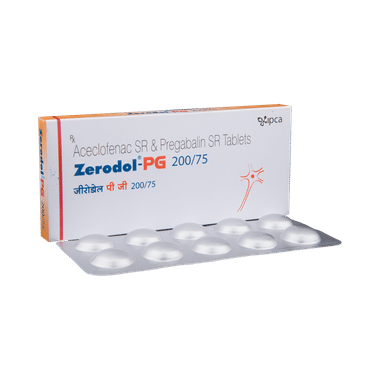 Zerodol-PG 200/75 Tablet SR
