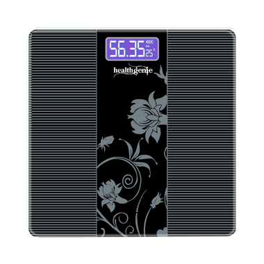 Healthgenie 3379 Electronic Digital Weighing Machine Black