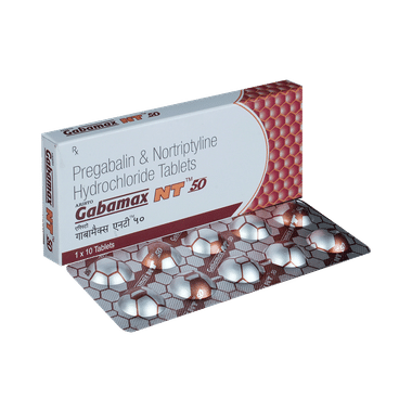 Gabamax NT 50mg/10mg Tablet