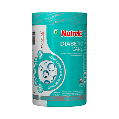 Patanjali Nutrela Diabetic Care For Weight & Blood Sugar Management | Powder Vanilla No Added Sugar