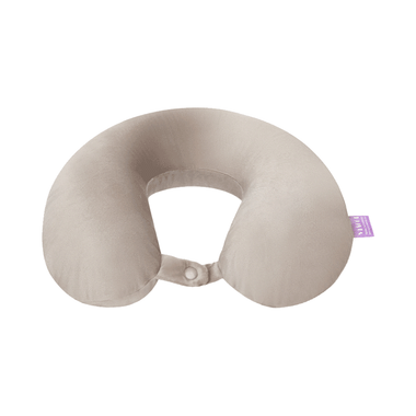 Viaggi U Shape Round Memory Foam Pillow Khaki