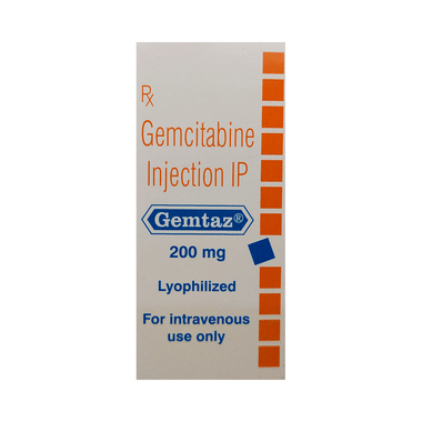 GEMTAZ 200 MG INJECTION