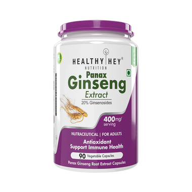 HealthyHey Panax Ginseng Extract Vegetable Capsule