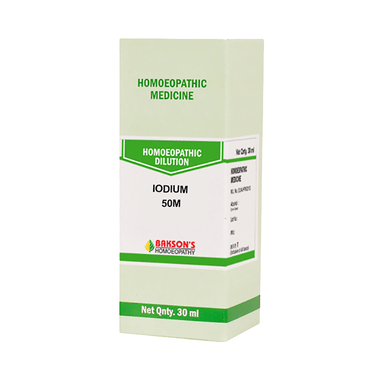 Bakson's Homeopathy Iodium Dilution 50M