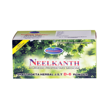 G Neelkanth Shastrokta Herbal J.S.T D-6 Powder (10gm Each)