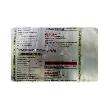 Britorva CV 10mg/75mg Capsule