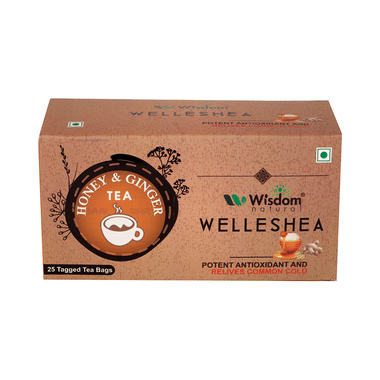 Wisdom Natural Honey & Ginger Welleshea Tea