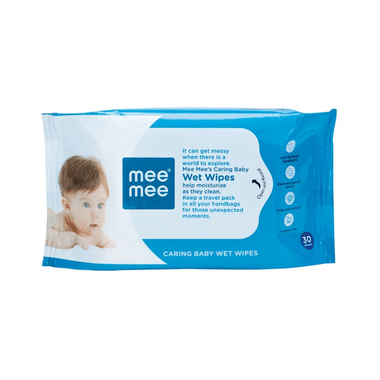 Mee Mee Caring Baby Wet Wipes With Aloe Vera |