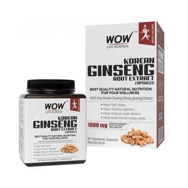 WOW Skin Science Life Science Korean Ginseng Root Extract Capsule