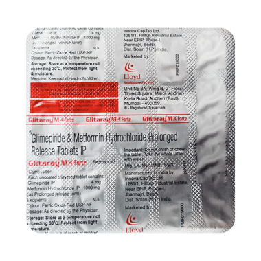 Glitaray M 4 Forte Tablet PR