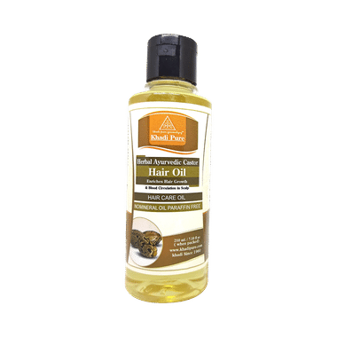 Khadi Pure Herbal Ayurvedic Castor Hair Oil